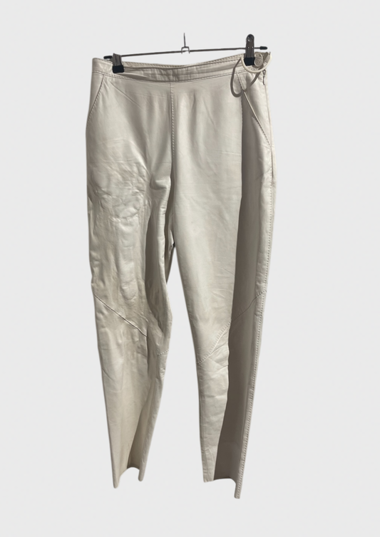 Pantalon Hermès blanc T.38