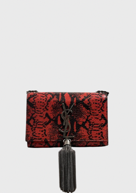 Sac Saint Laurent Kate Tassel rouge