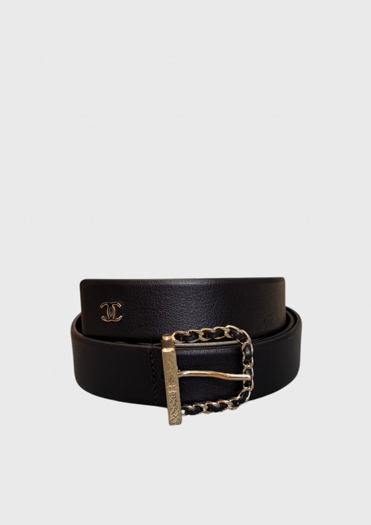 Ceinture Chanel Noir