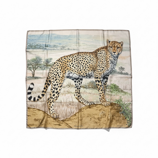 Foulard Hermes 140 Acinonyx Jubatus NEUF