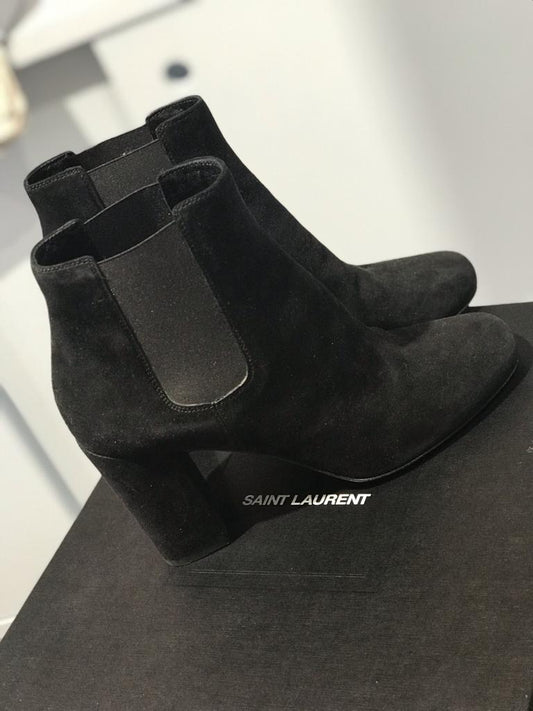 Boots Saint Laurent noirs T.37