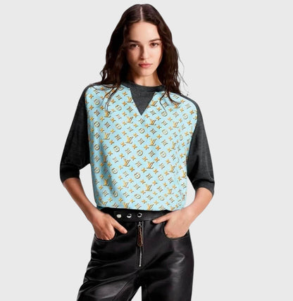 Pull Louis Vuitton gris T.XL