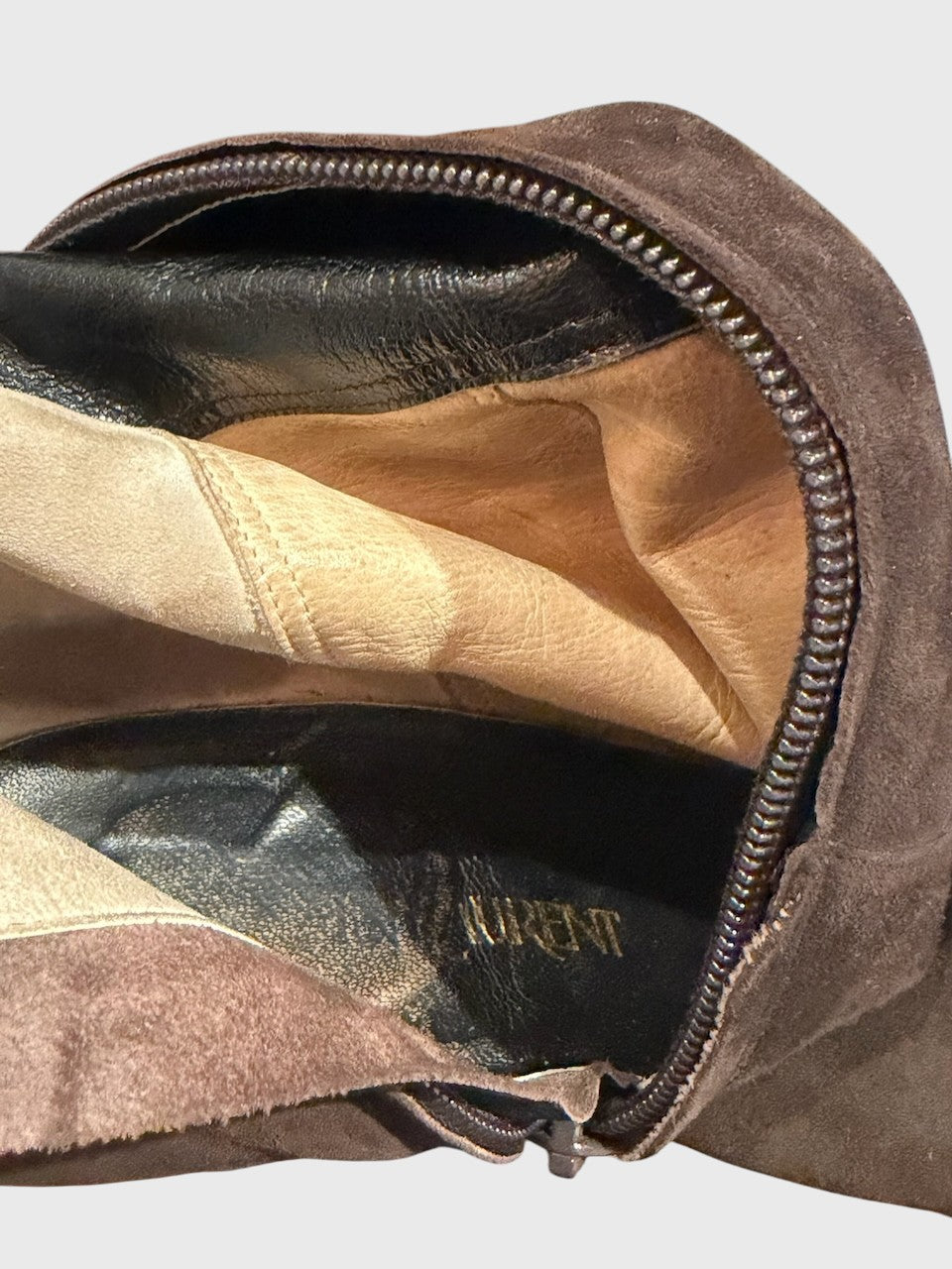 Bottes Yves Saint Laurent marron T.36,5