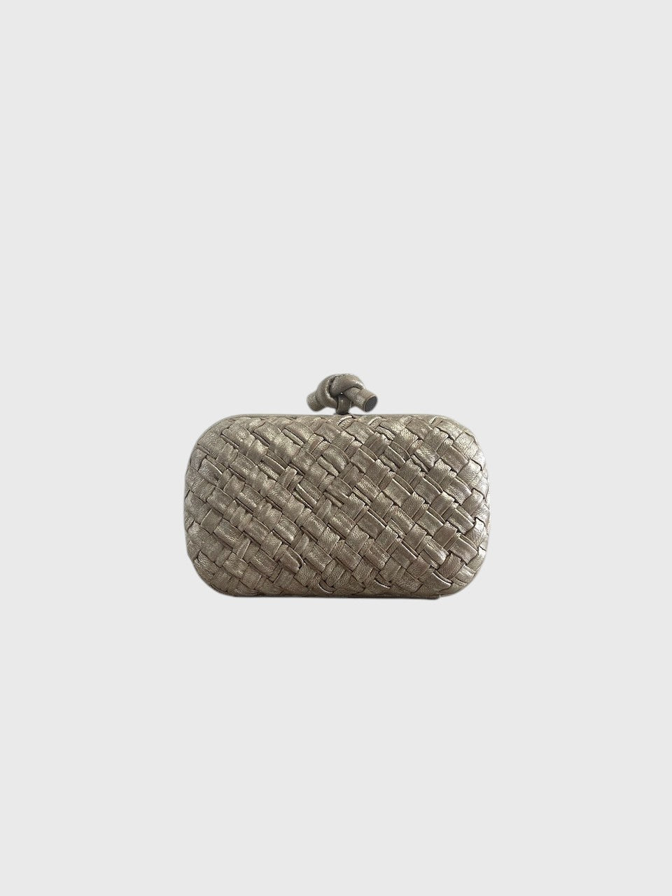 Minaudière Bottega Veneta champagne