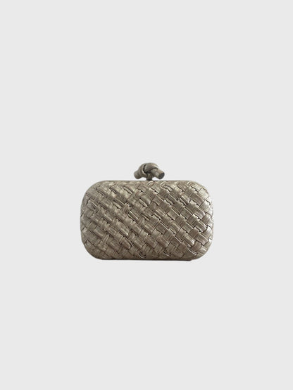 Minaudière Bottega Veneta champagne