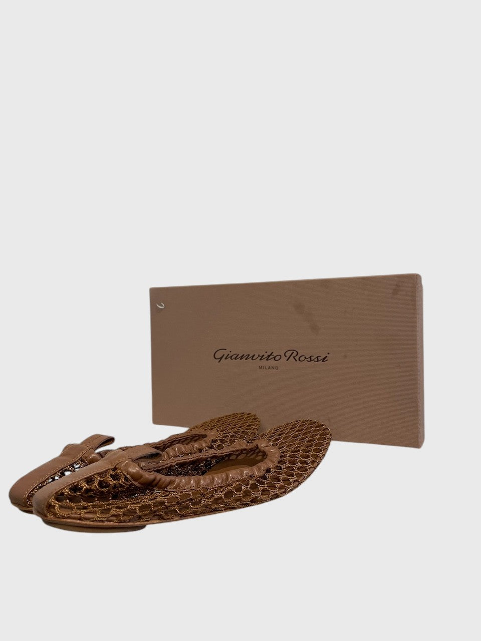 Ballerines Gianvito Rossi marron T.37,5