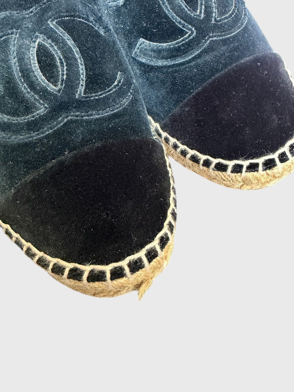 Espadrilles Chanel bleu marine T.39