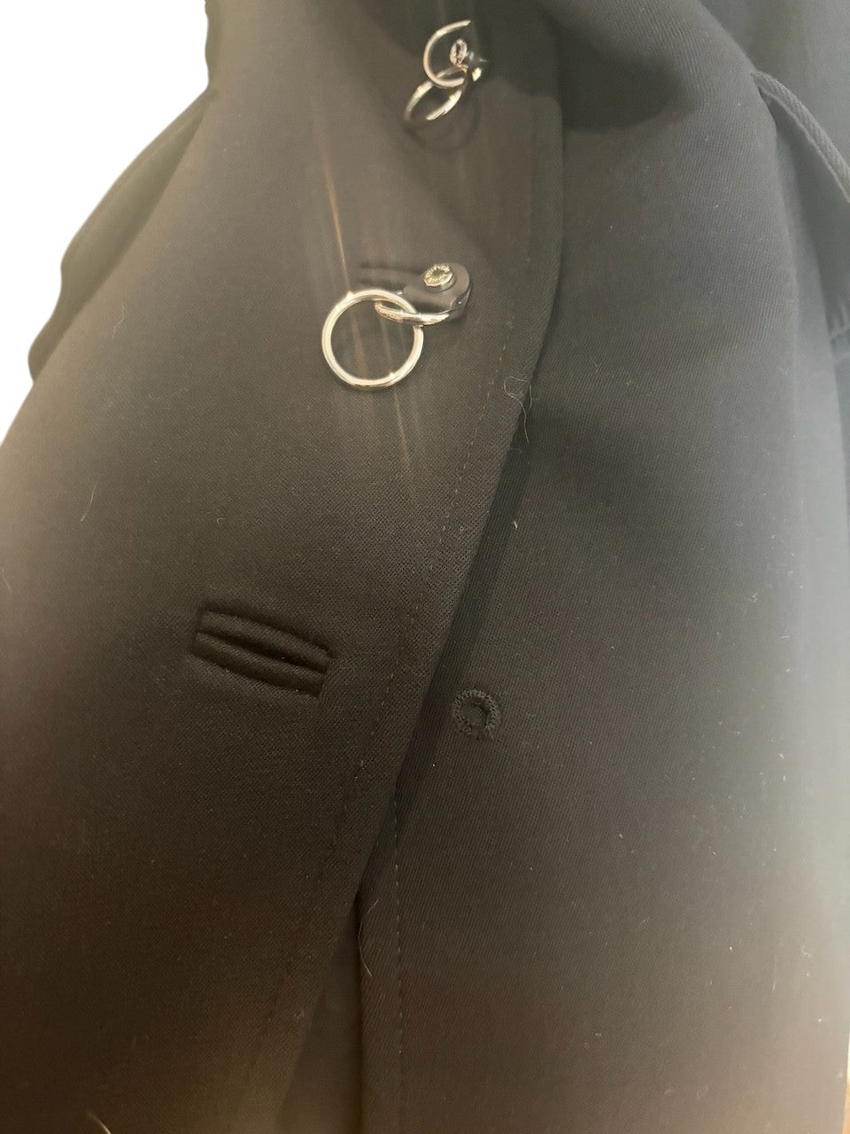 Manteau Louis Vuitton noir T.38