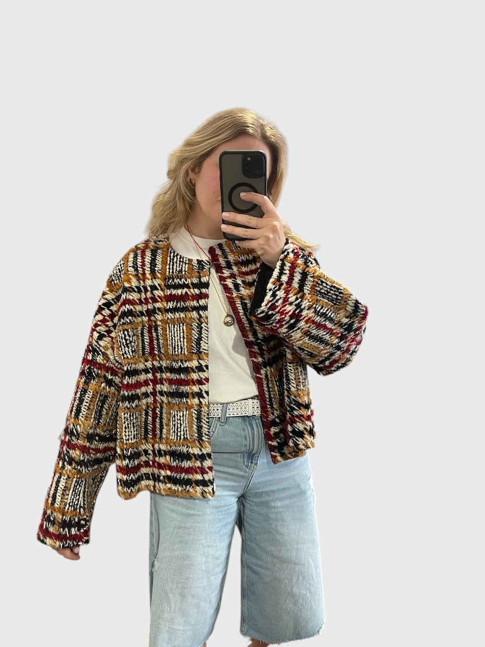 Veste Celine en plumes T.M