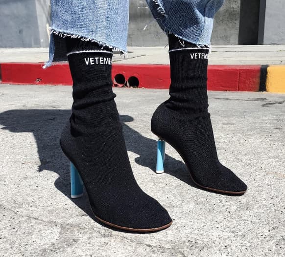 Bottes VETEMENTS noires T.38