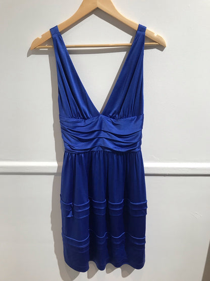 Robe Roberto Cavalli bleue T.36