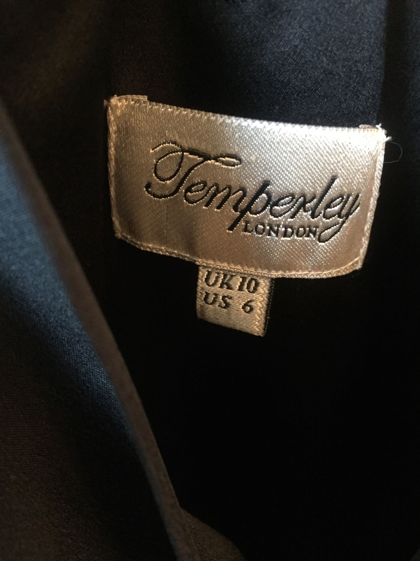 Robe Temperley noire T.38
