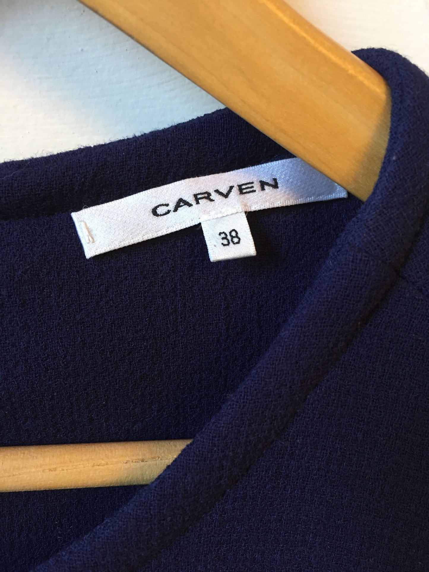 Robe Carven bleue T.38