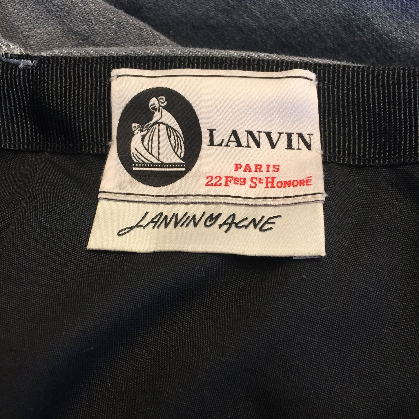 Jupe Lanvin grise T.44