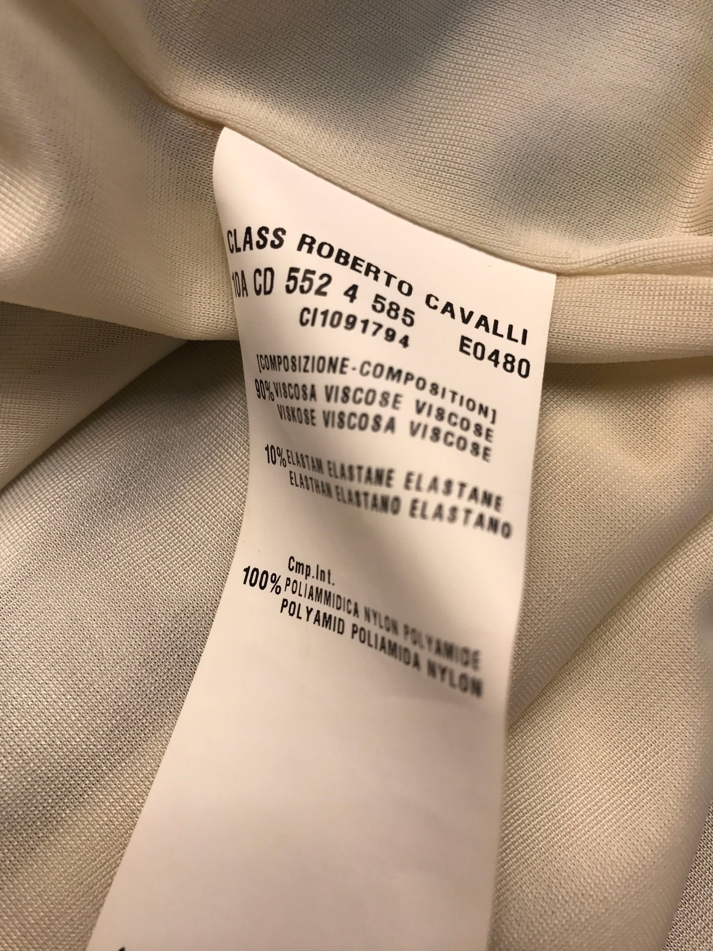 Robe Class Cavalli verte T.36-38