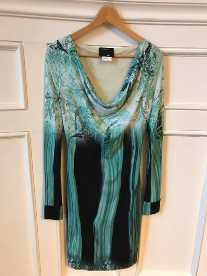 Robe Class Cavalli verte T.36-38