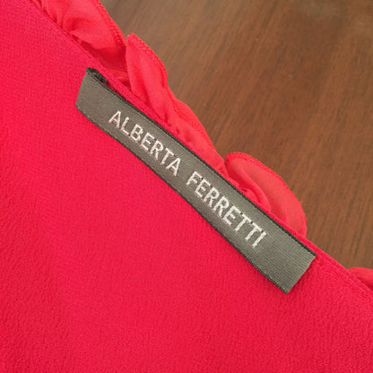Robe Alberta Ferretti rouge T.36