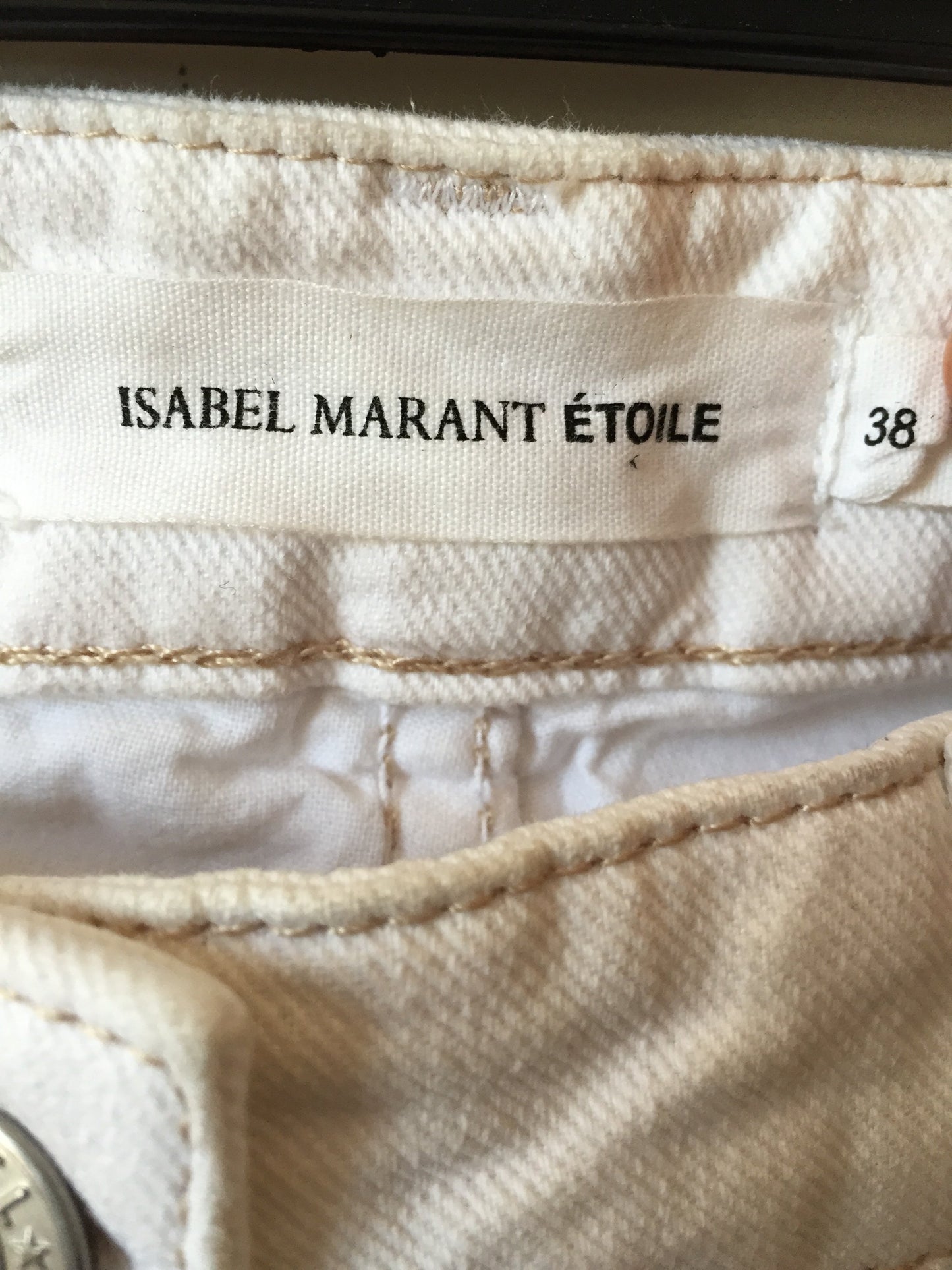 Jeans Isabel Marant Blanc T.38