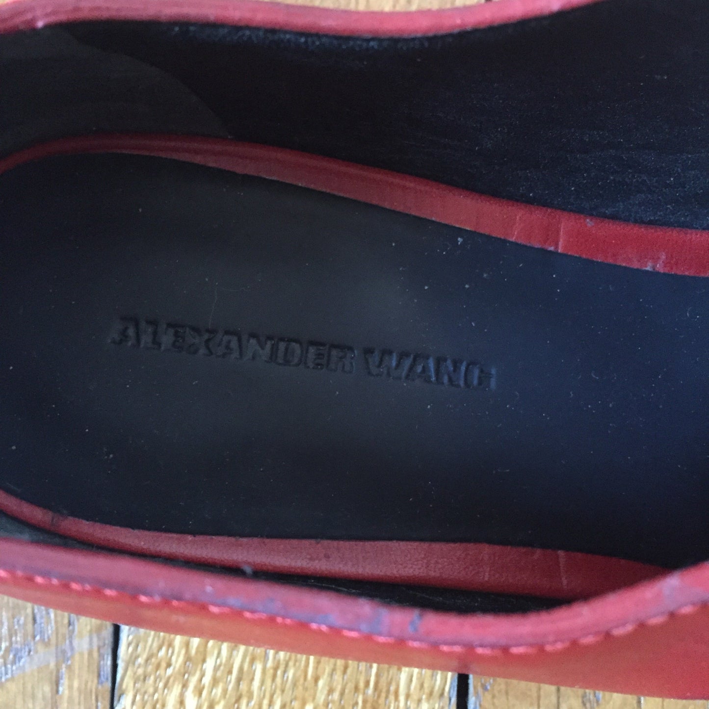 Chaussures Alexander Wang rouges T.36