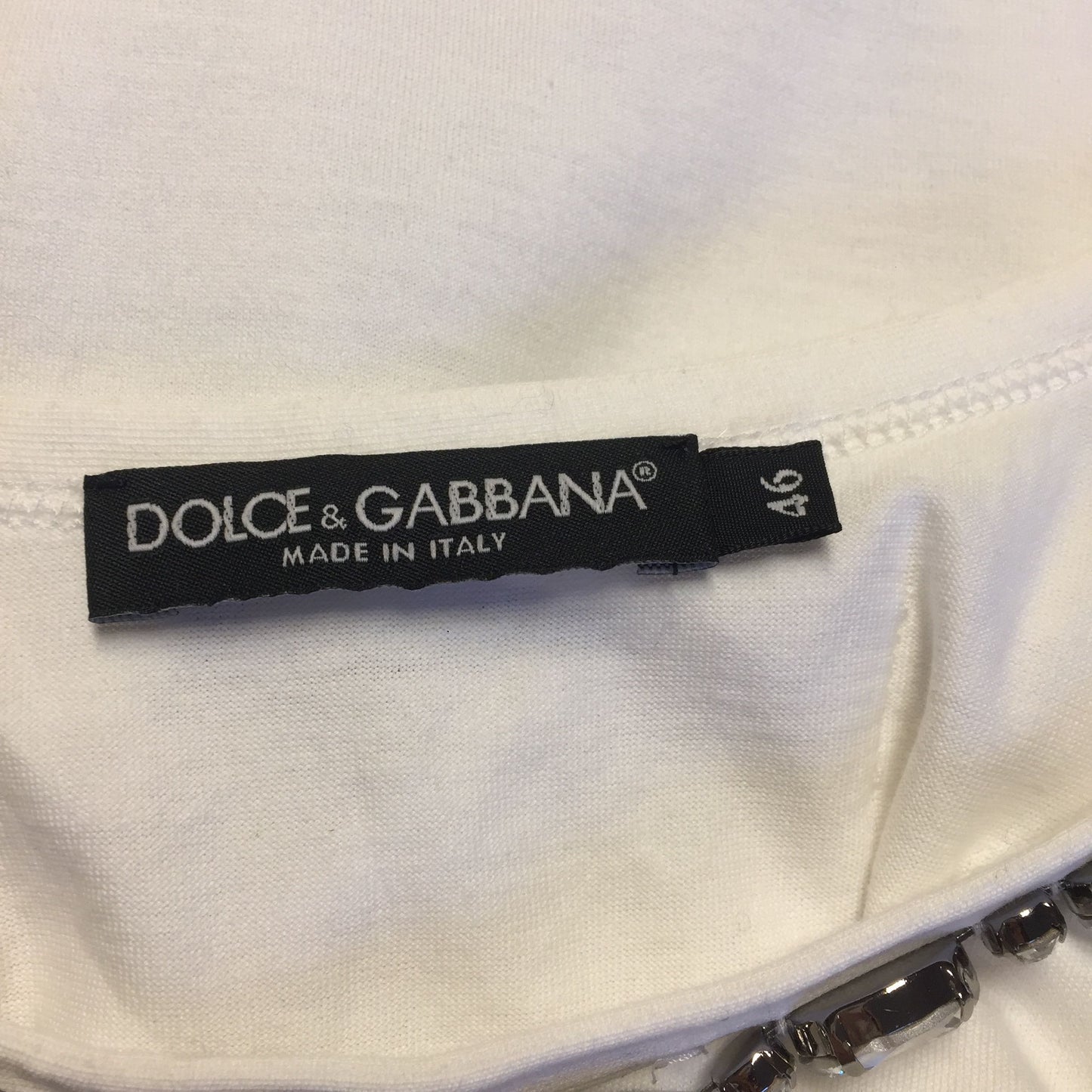 Top Dolce & Gabbana blanc T.42
