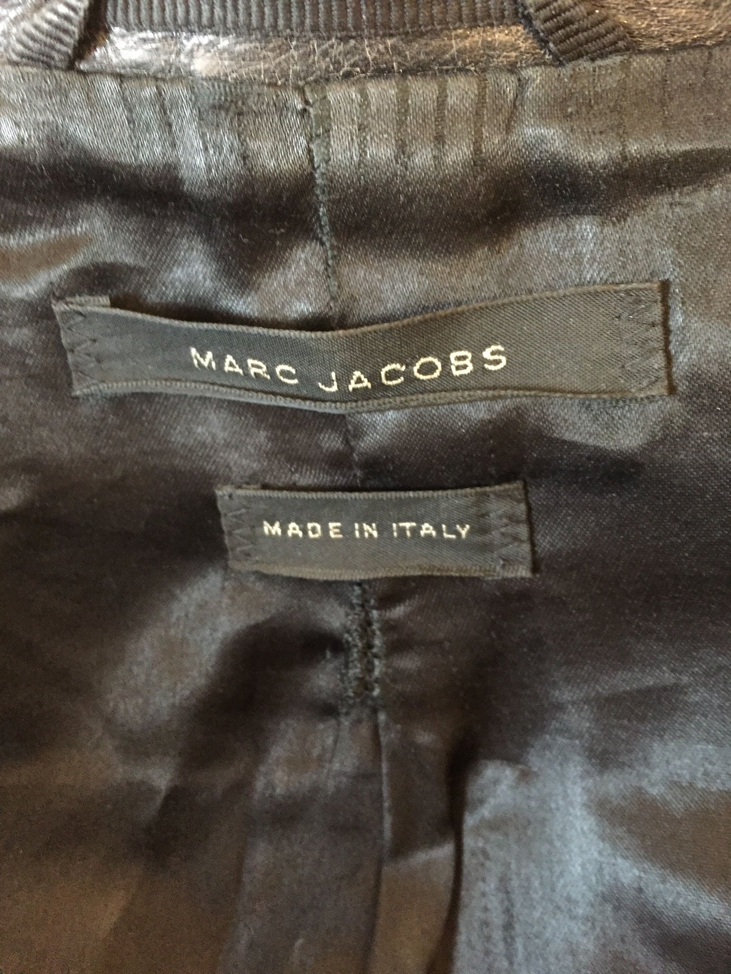 Veste en cuir Marc Jacobs homme T.44