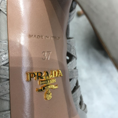 Sandales Prada grises T.37 IT