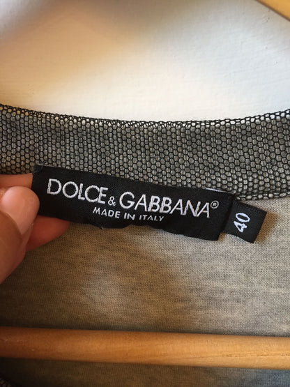 Top Dolce & Gabbana gris T.36