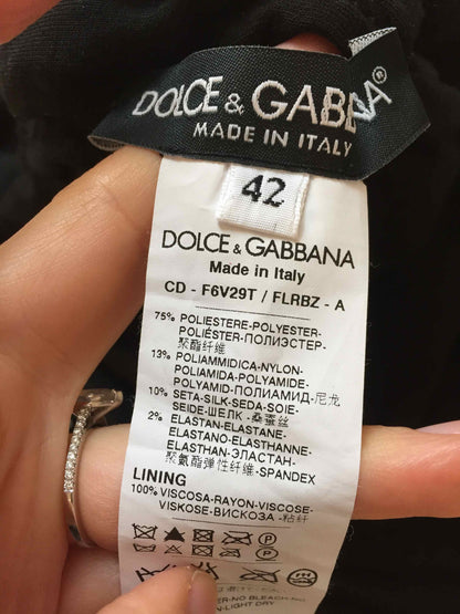 Robe Dolce & Gabbana Noire T.38