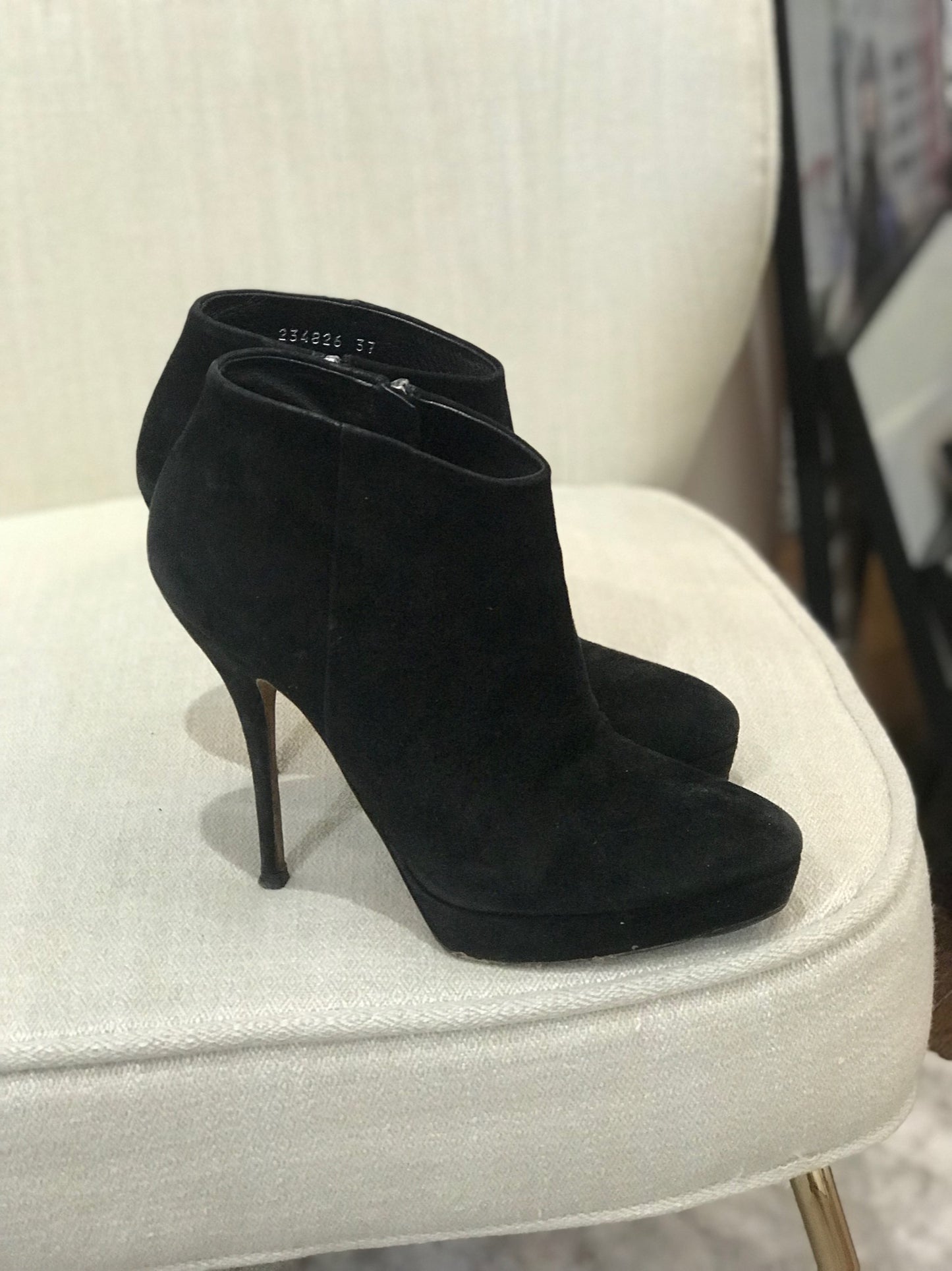 Boots Gucci noires T.37