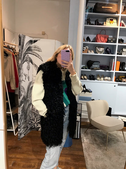 Gilet en peau lainée Lou Andrea T.38