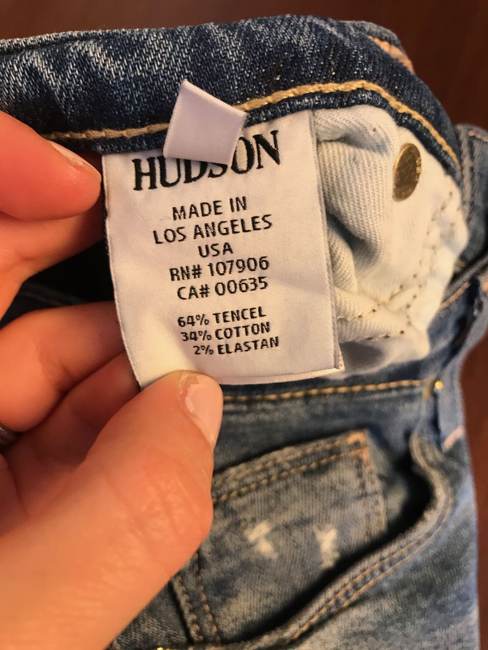 Jeans Husdon Bleu T.25