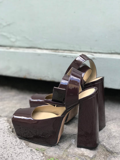 Escarpins Bottega Veneta marron T.37,5