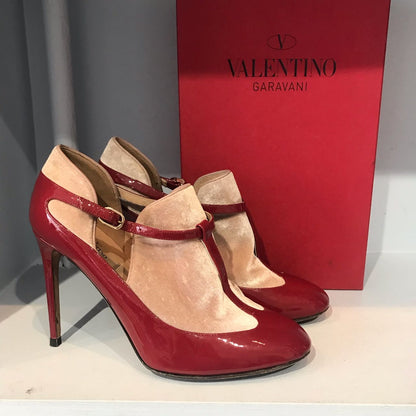 Boots Valentino rouges T.38