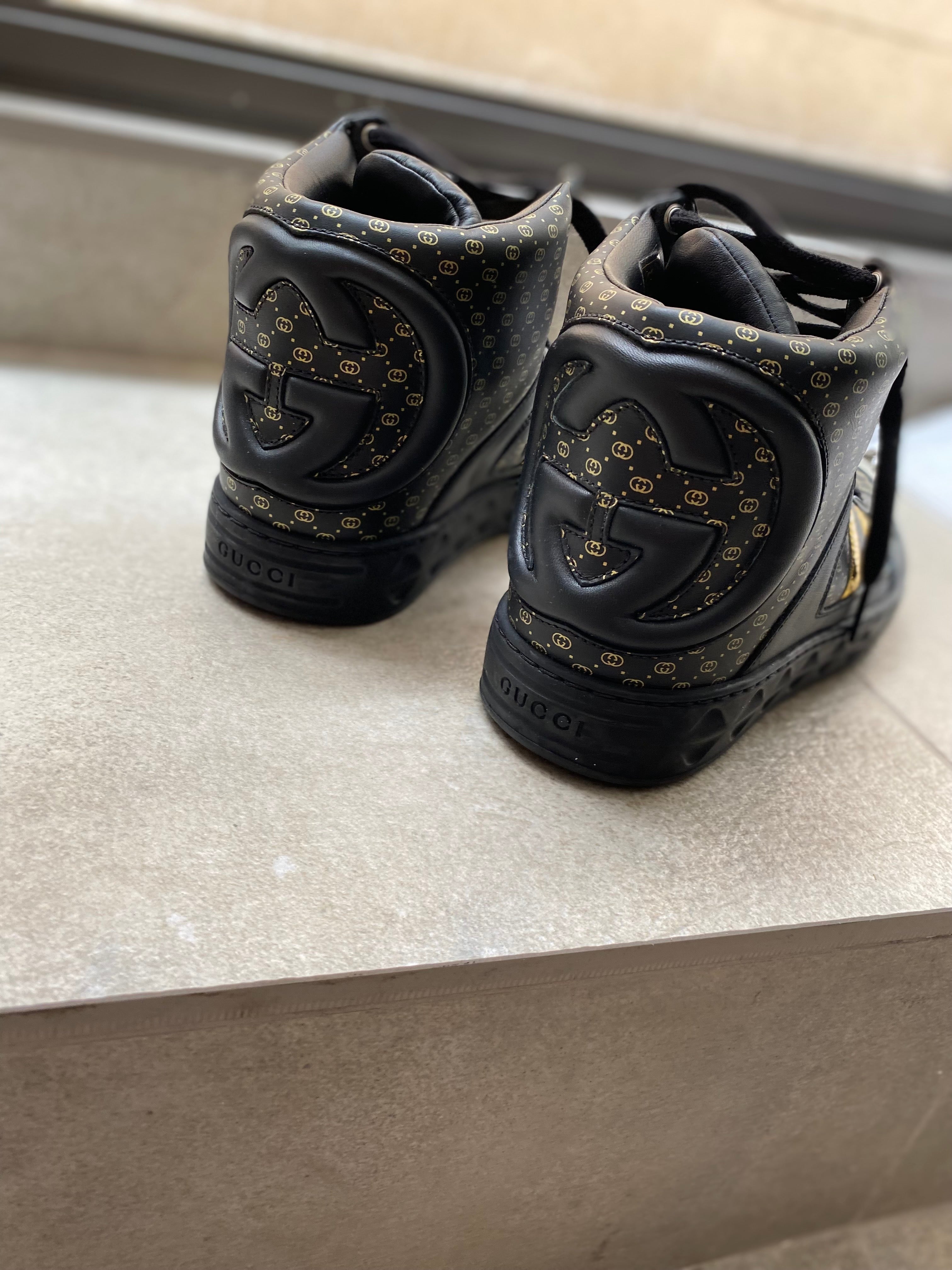 Baskets discount gucci noir