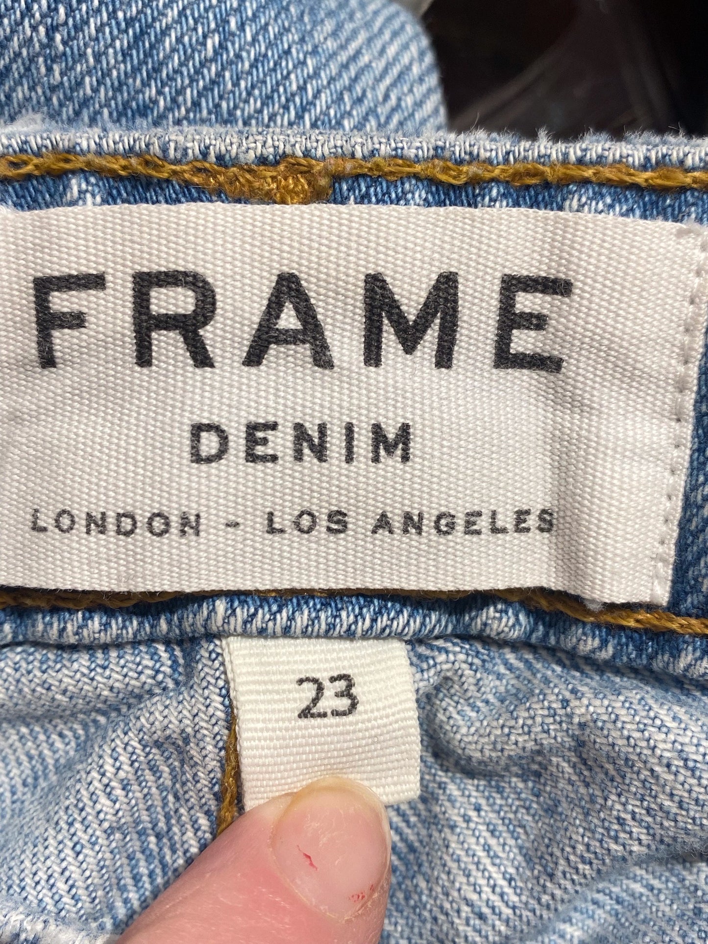 Jeans Frame bleu T.23