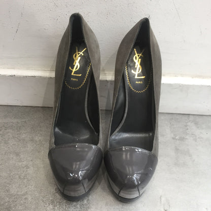 Escarpins Yves Saint Laurent gris T.38