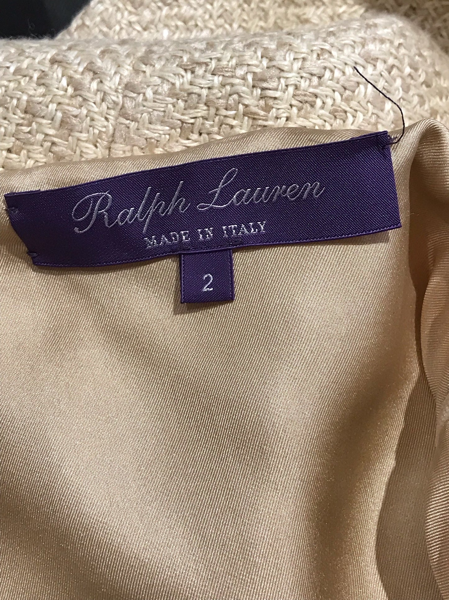Jupe Ralph Lauren tweed T.34