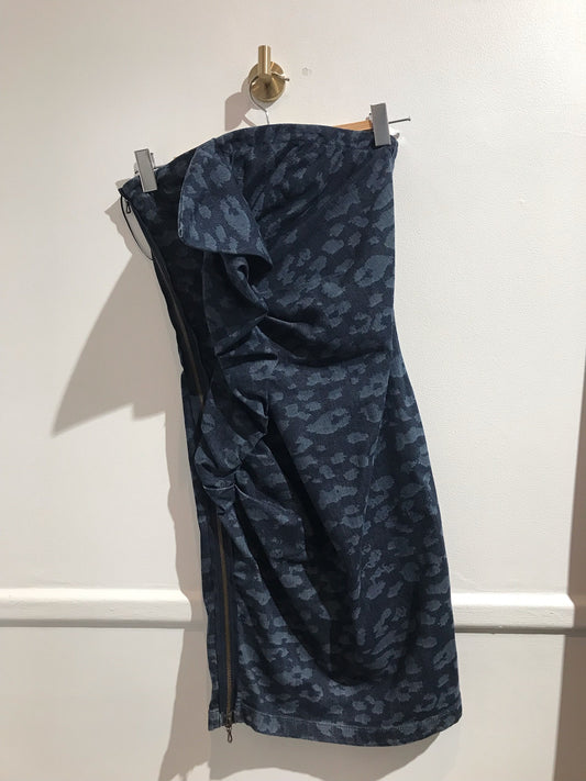 Robe Lanvin en jeans T.36