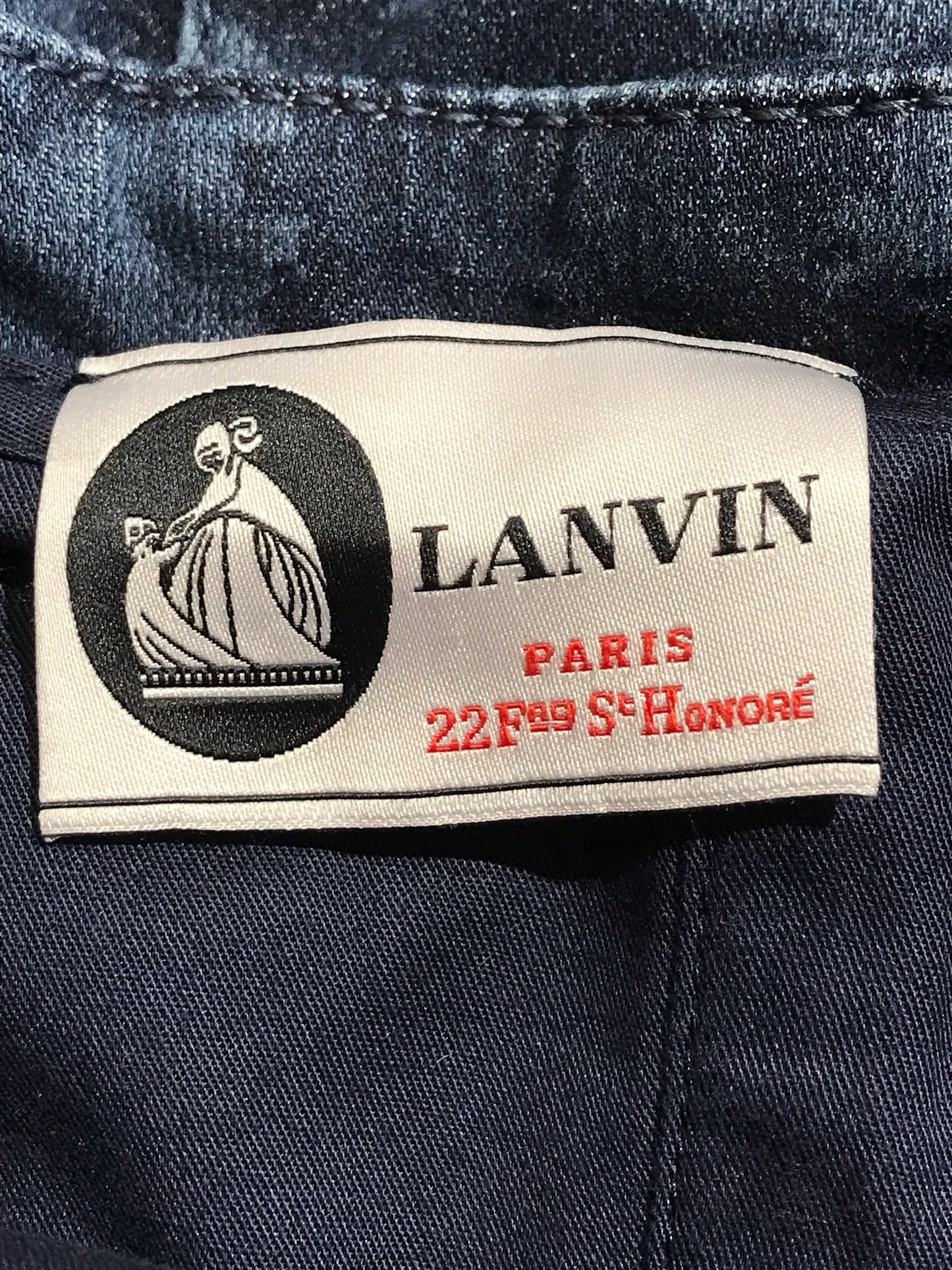 Robe Lanvin en jeans T.36
