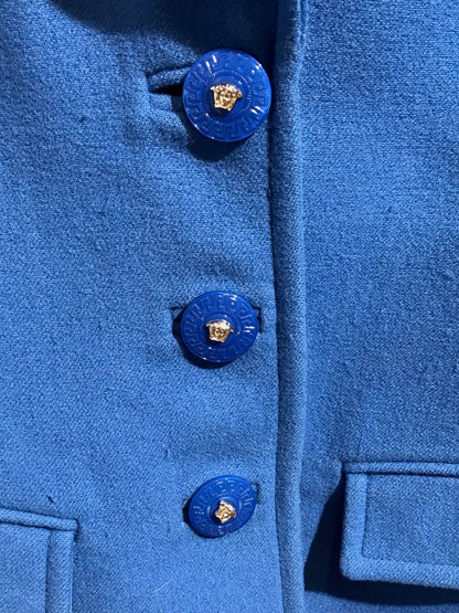 Manteau Versace bleu T.38