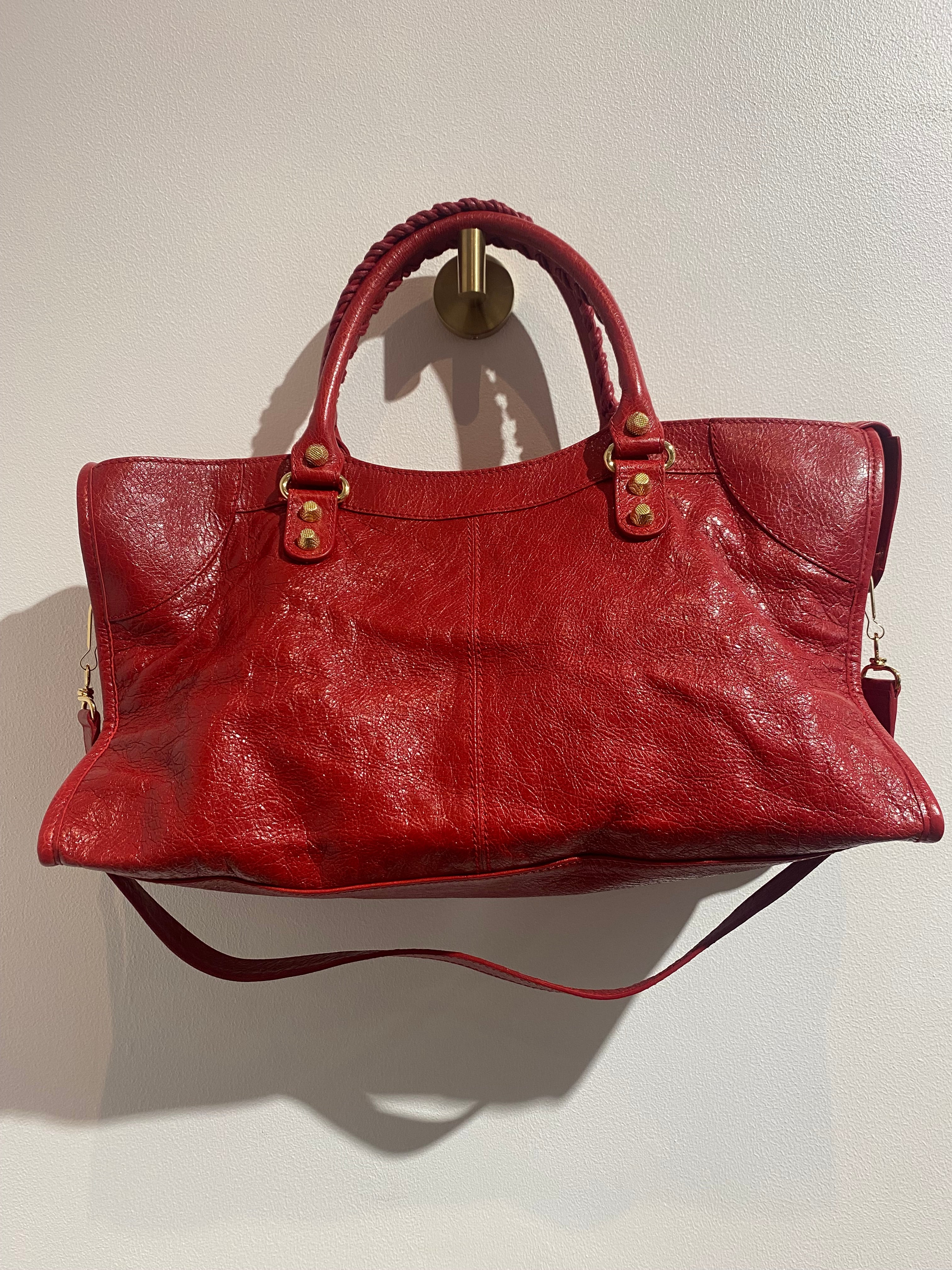 Sac Balenciaga City Classique rouge NEUF Closet2Closet.Paris