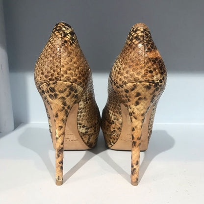 Escarpins Jimmy Choo python T.35,5