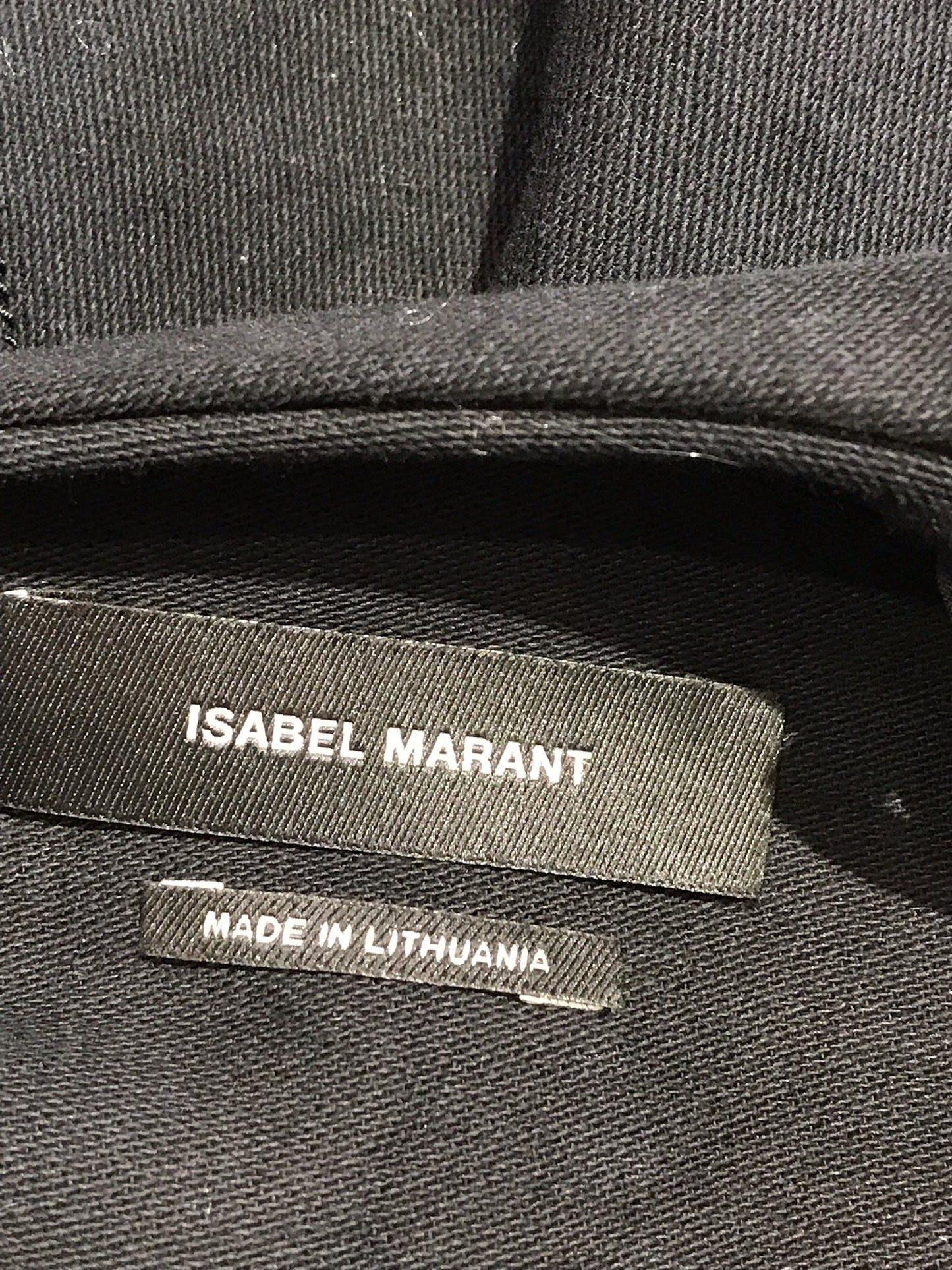 Top Isabel Marant noir T.34
