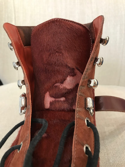 Bottines Hermes poulain T.41