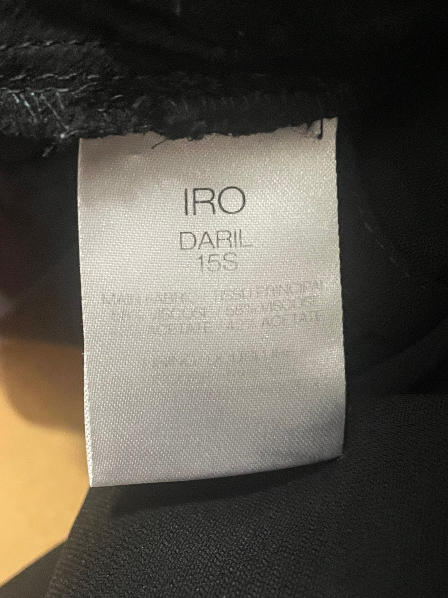 Pantalon Iro noir T.36