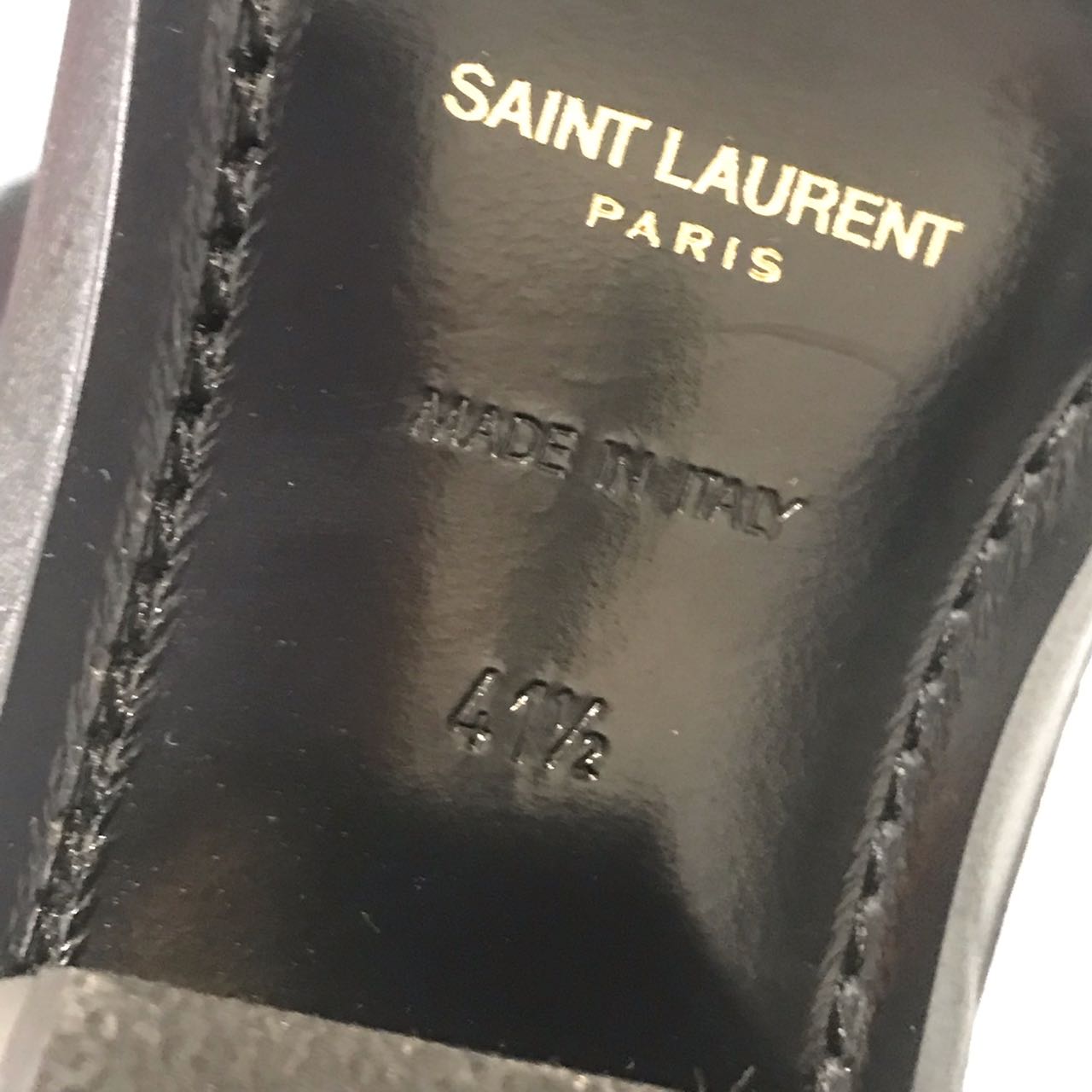 Boots Saint Laurent noires T.41,5 Neuves