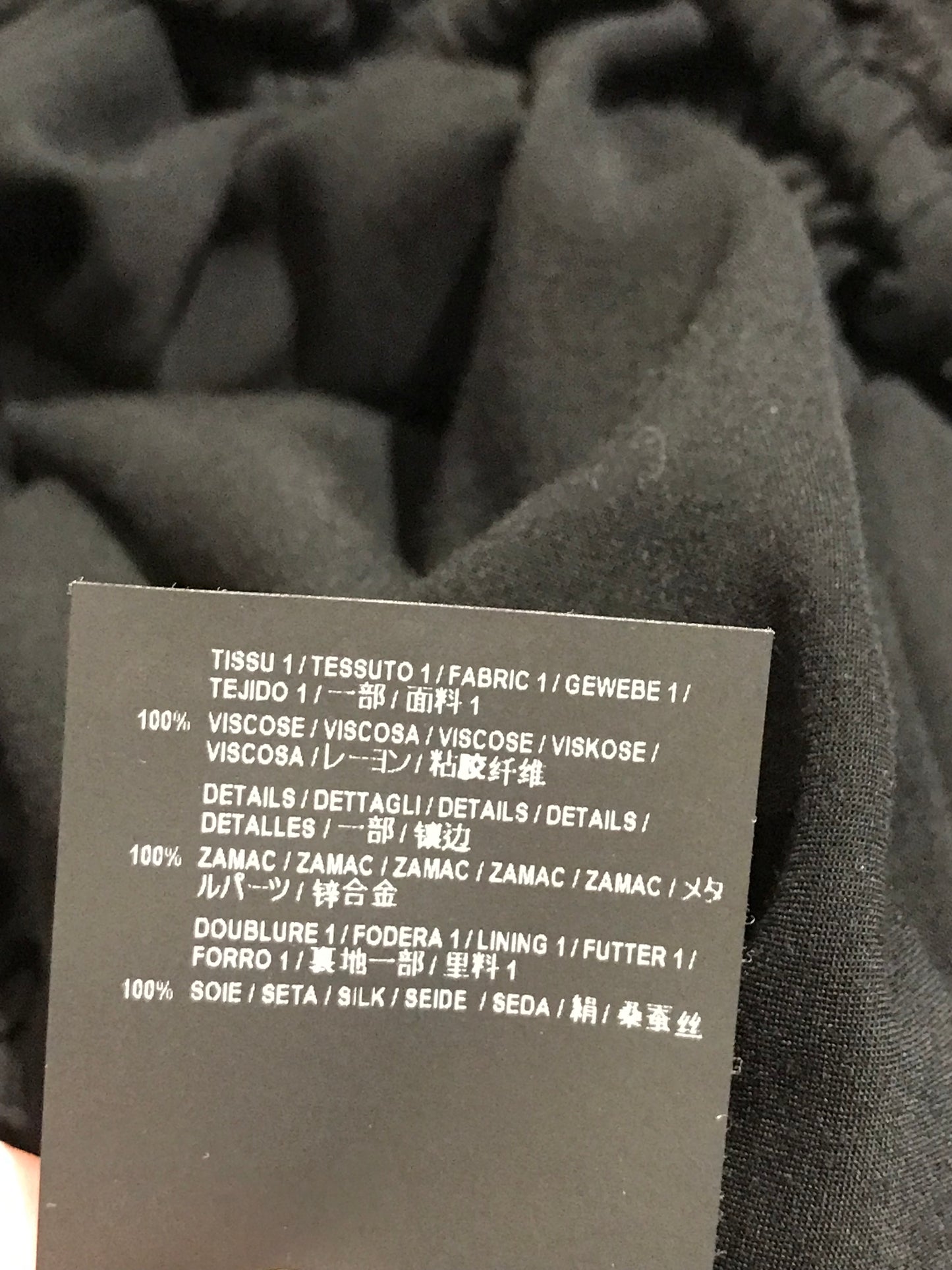 Robe Saint Laurent noire T.34