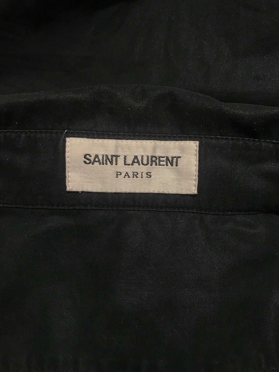 Chemise Saint Laurent noire T.38