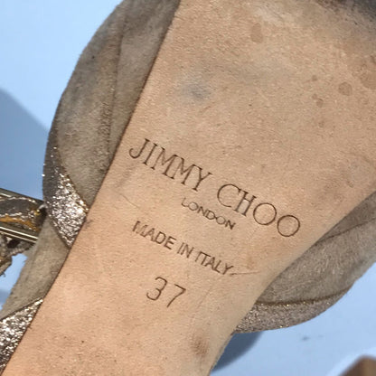 Sandales Jimmy Choo beiges T.37