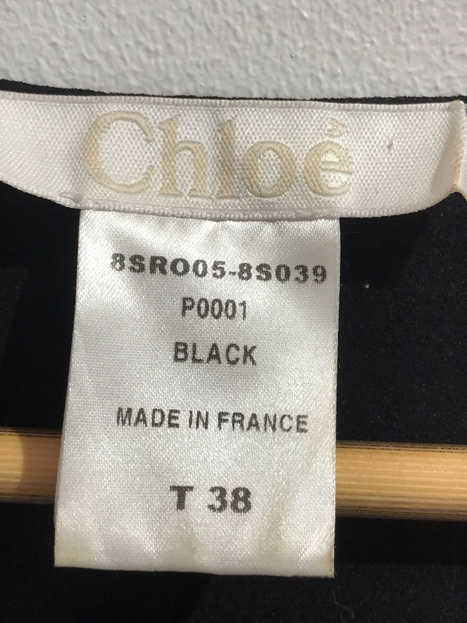 Robe Chloé noire T.38